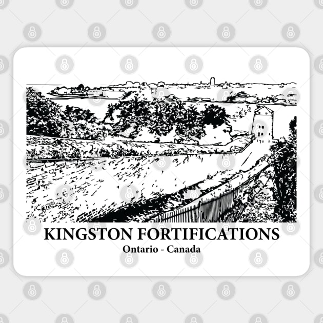 Kingston Fortifications - Ontario Magnet by Lakeric
